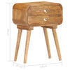 Stella Homewares Bedside Cabinet 43x30x58 cm Solid Mango Wood