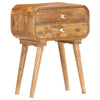Stella Homewares Bedside Cabinet 43x30x58 cm Solid Mango Wood