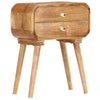 Stella Homewares Bedside Cabinet 43x30x58 cm Solid Mango Wood