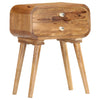 Stella Homewares Bedside Cabinet 43x30x58 cm Solid Mango Wood