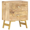 Stella Homewares Bedside Cabinet 40x30x50 cm Solid Mango Wood