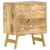 Stella Homewares Bedside Cabinet 40x30x50 cm Solid Mango Wood