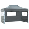 Stella Homewares Professional Folding Party Tent with 3 Sidewalls 3x4 m Steel Anthracite