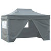 Stella Homewares Professional Folding Party Tent with 4 Sidewalls 3x4 m Steel Anthracite
