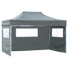Stella Homewares Professional Folding Party Tent with 4 Sidewalls 3x4 m Steel Anthracite