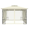 Stella Homewares Gazebo with Nets 300x400x265 cm Cream