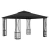 Stella Homewares Gazebo with Nets 300x300x265 cm Anthracite