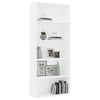 Stella Homewares 5-Tier Book Cabinet White 80x30x189 cm Engineered Wood