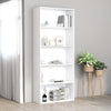 Stella Homewares 5-Tier Book Cabinet White 80x30x189 cm Engineered Wood