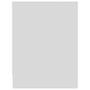 Stella Homewares Bedside Cabinets 2 pcs White 40x30x40 cm Engineered Wood