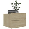 Stella Homewares Bedside Cabinet Sonoma Oak 40x30x30 cm Engineered Wood