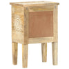 Stella Homewares Hand Painted Bedside Cabinet 40x30x60 cm Solid Mango Wood