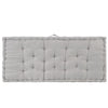 Stella Homewares Pallet Floor Cushion Cotton 120x80x10 cm Grey