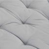 Stella Homewares Pallet Floor Cushion Cotton 120x80x10 cm Grey