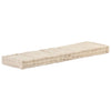 Stella Homewares Pallet Floor Cushion Cotton 120x40x7 cm Beige