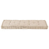 Stella Homewares Pallet Floor Cushion Cotton 120x40x7 cm Beige