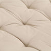 Stella Homewares Pallet Floor Cushion Cotton 120x40x7 cm Beige
