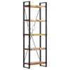 Stella Homewares 5-Tier Bookcase 60x30x180 cm Solid Reclaimed Wood