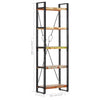 Stella Homewares 5-Tier Bookcase 60x30x180 cm Solid Reclaimed Wood