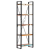 Stella Homewares 5-Tier Bookcase 60x30x180 cm Solid Reclaimed Wood