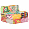 Stella Homewares Modular Pouffe Patchwork Fabric