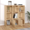 Stella Homewares Book Cabinet Sonoma Oak 98x30x98 cm Engineered Wood