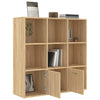Stella Homewares Book Cabinet Sonoma Oak 98x30x98 cm Engineered Wood