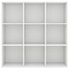 Stella Homewares Book Cabinet White 98x29x97.5 cm Engineered Wood