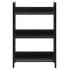 Stella Homewares 3-Layer Book Shelf Black 60x27.6x90.5 cm Engineered Wood