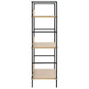 Stella Homewares 3-Layer Book Shelf Oak 60x27.6x90.5 cm Engineered Wood