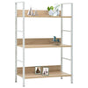 Stella Homewares 3-Layer Book Shelf Oak 60x27.6x90.5 cm Engineered Wood