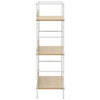 Stella Homewares 3-Layer Book Shelf Oak 60x27.6x90.5 cm Engineered Wood