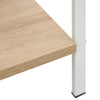Stella Homewares 3-Layer Book Shelf Oak 60x27.6x90.5 cm Engineered Wood