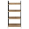 Stella Homewares 4-Layer Book Shelf Oak 60x27.6x124.5 cm Engineered Wood