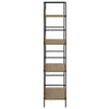 Stella Homewares 4-Layer Book Shelf Oak 60x27.6x124.5 cm Engineered Wood