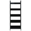 Stella Homewares 5-Layer Book Shelf Black 60x27.6x158.5 cm Engineered Wood