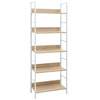Stella Homewares 5-Layer Book Shelf Oak 60x27.6x158.5 cm Engineered Wood