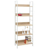 Stella Homewares 5-Layer Book Shelf Oak 60x27.6x158.5 cm Engineered Wood