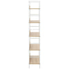 Stella Homewares 5-Layer Book Shelf Oak 60x27.6x158.5 cm Engineered Wood