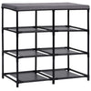 Stella Homewares Storage Cabinet with 6 Drawers 55x29x55 cm Grey Steel