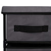 Stella Homewares Storage Cabinet with 6 Drawers 55x29x55 cm Grey Steel