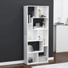 Stella Homewares Book Cabinet White 67x24x161 cm Engineered Wood