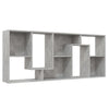 Stella Homewares Book Cabinet Concrete Grey 67x24x161 cm Engineered Wood