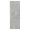 Stella Homewares Book Cabinet Concrete Grey 67x24x161 cm Engineered Wood