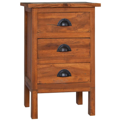 Stella Homewares Bedside Cabinet 40x35x60 cm Solid Teak Wood