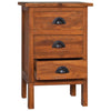 Stella Homewares Bedside Cabinet 40x35x60 cm Solid Teak Wood