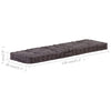 Stella Homewares Pallet Floor Cushions 2 pcs Cotton Anthracite