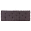 Stella Homewares Pallet Floor Cushions 2 pcs Cotton Anthracite