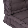 Stella Homewares Pallet Floor Cushions 2 pcs Cotton Anthracite