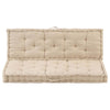 Stella Homewares Pallet Floor Cushions 2 pcs Cotton Beige
